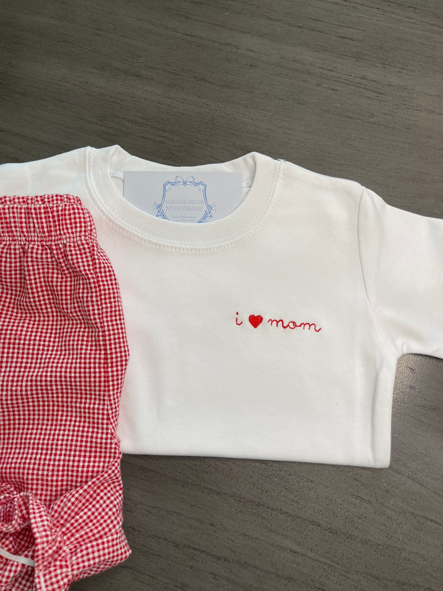 I LOVE Mom Kids T-Shirt